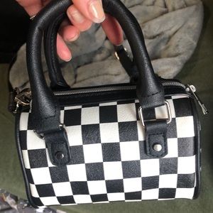 Checkered purse